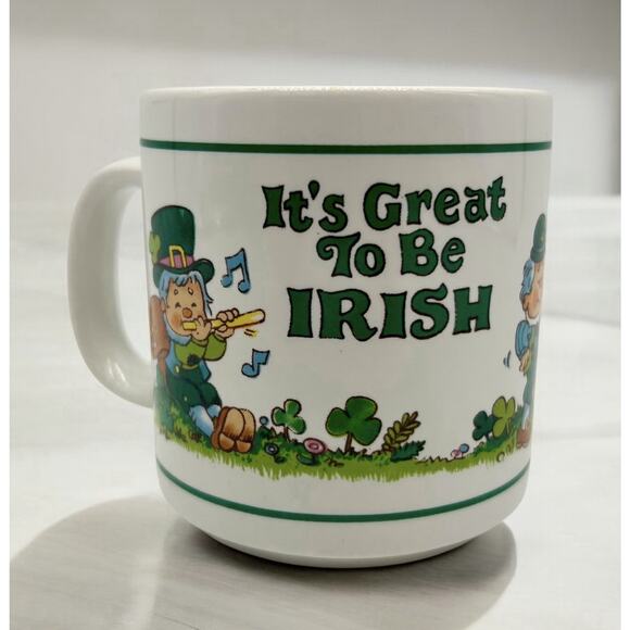 Schmid Other - Vintage 1985 It’s Great To Be Irish St Patrick’s Day Coffee Mug Cup Schmid